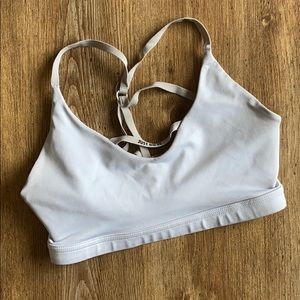 White Nike sports bra women’s size M